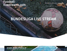 Tablet Screenshot of fussball-livestreams.com